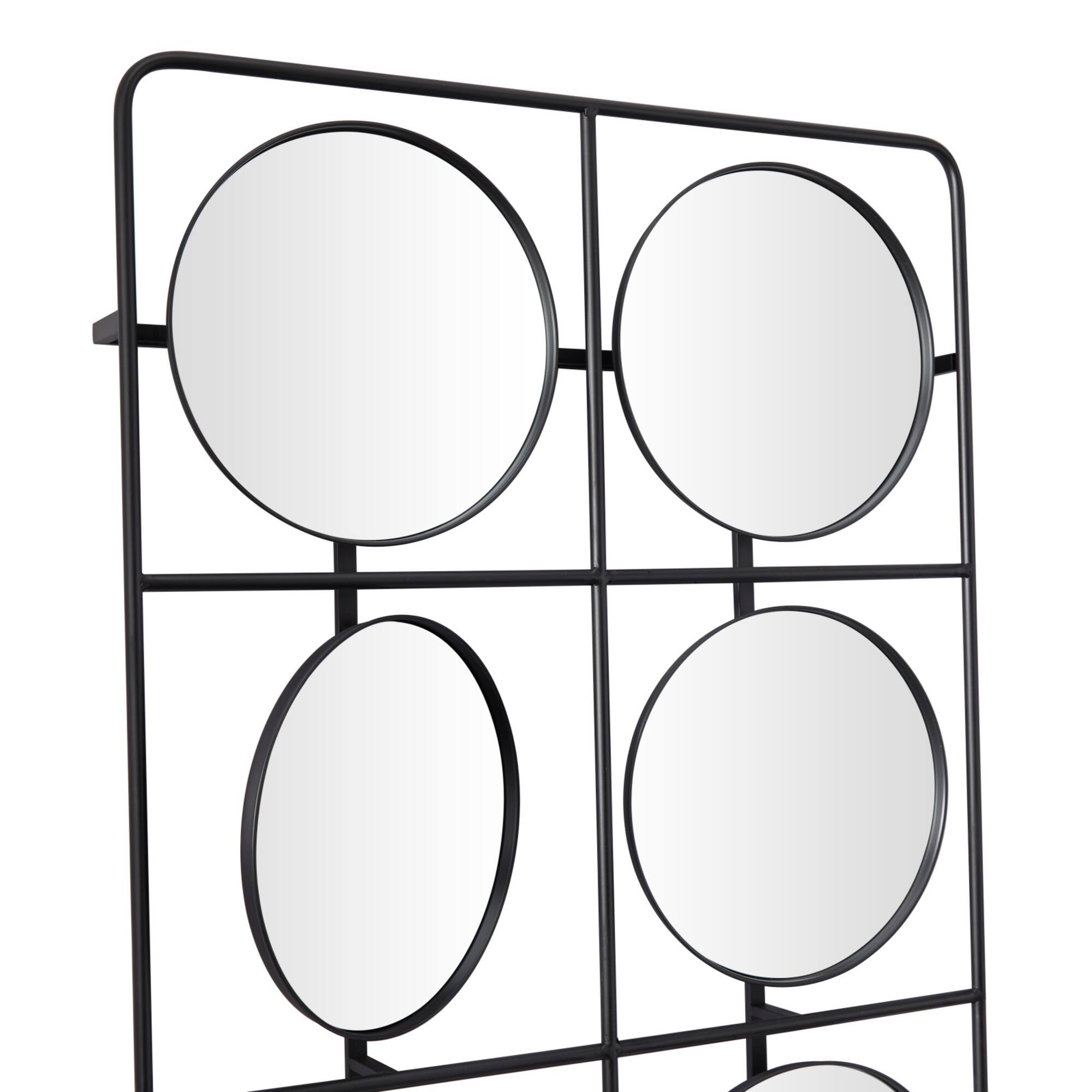 Black Modern Wall Decor, 24" x 3" x 47"